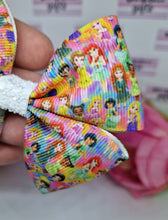 Load image into Gallery viewer, Medium baby princesses ribbon bow
