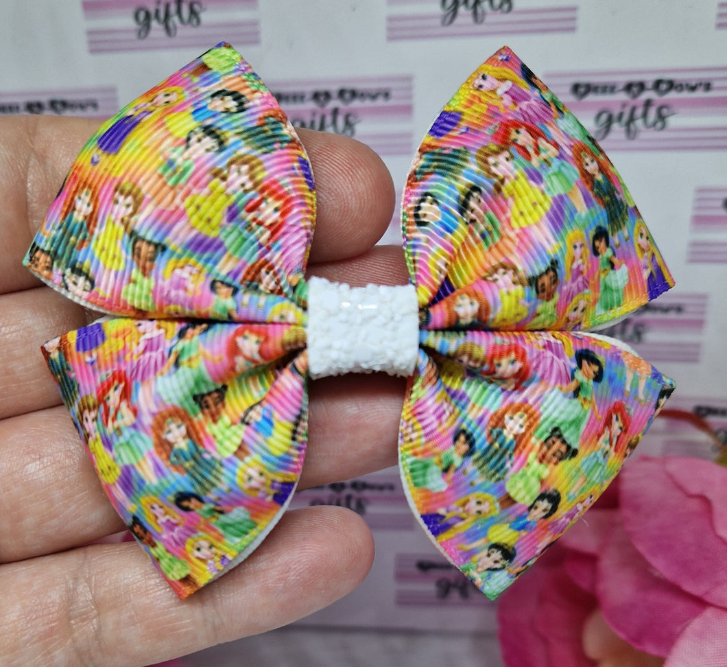 Medium baby princesses ribbon bow