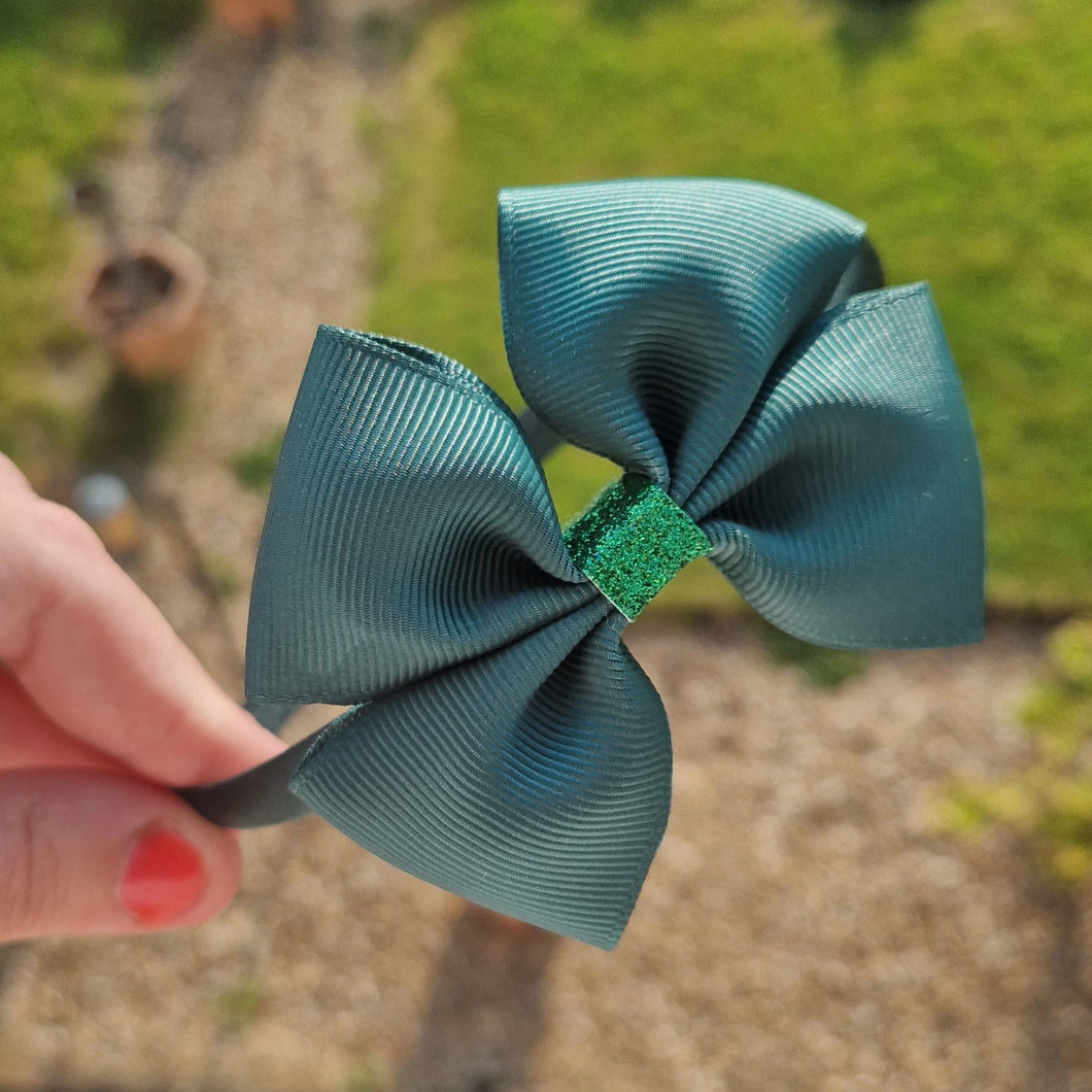 Hunter ribbon bow headband