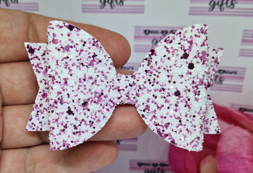 Princess sparkle glitter bow