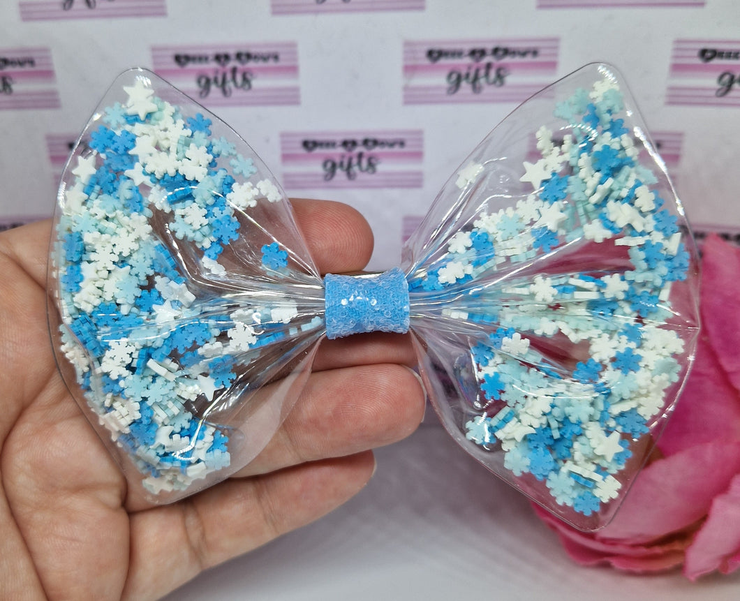 Snowflake shaker bow