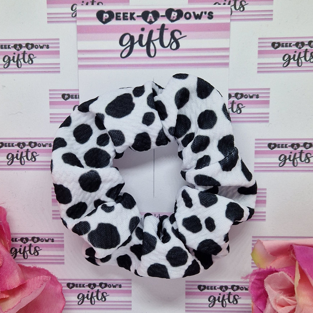 Dalmatian scrunchie