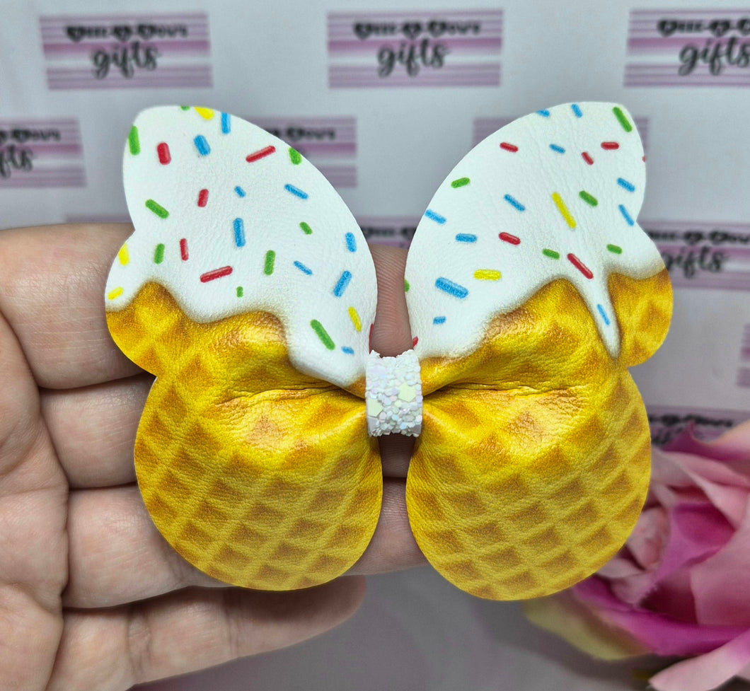 Icecream pinch butterfly bow