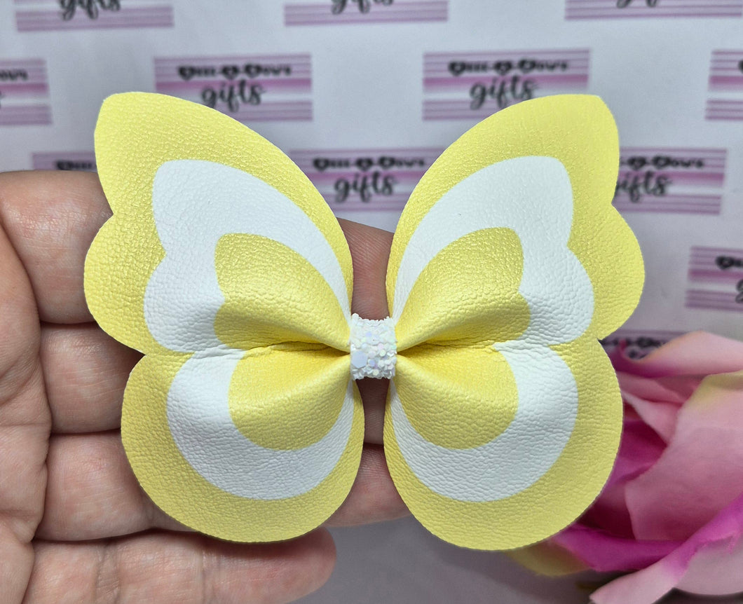 Lemon pinch butterfly bow