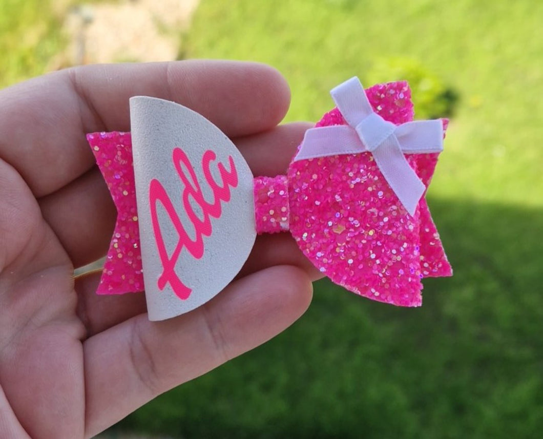 Personalised barbie bow