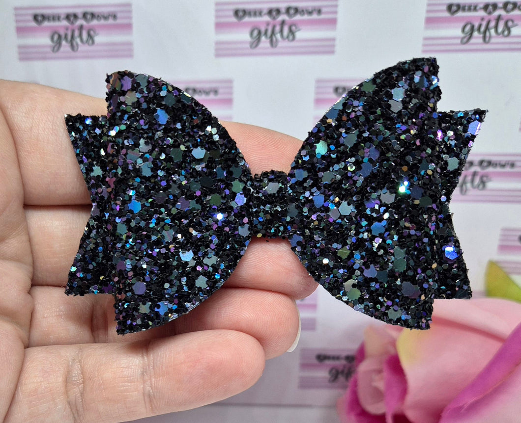 Twilight sparkle glitter bow