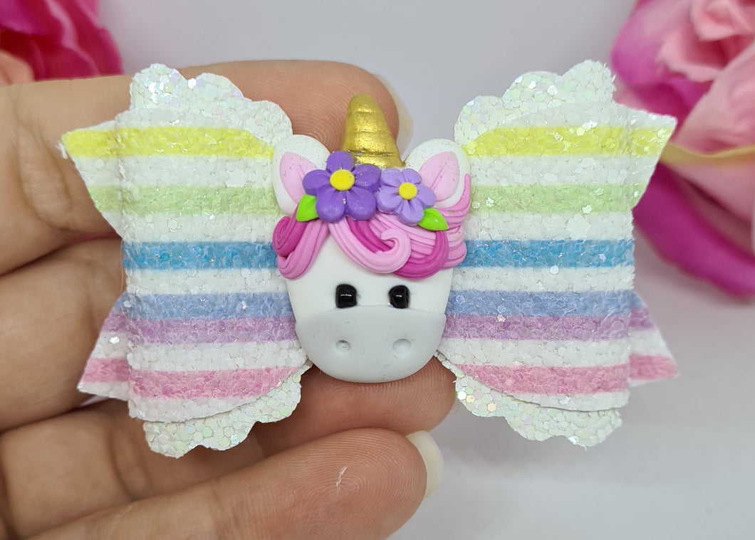 Unicorn clay bow