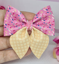 Load image into Gallery viewer, Ice cream party pinch bows (multi choice)
