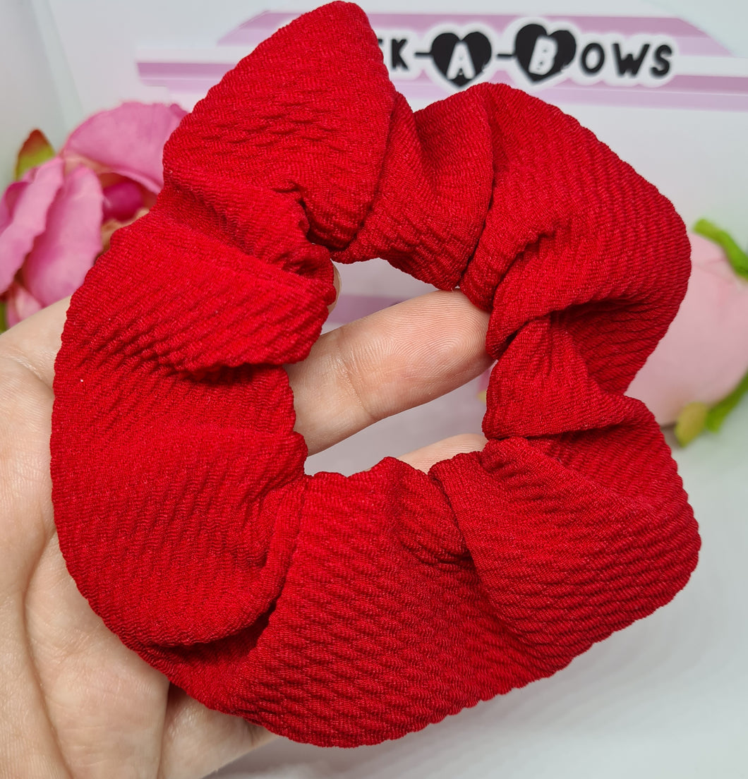 Red scrunchie