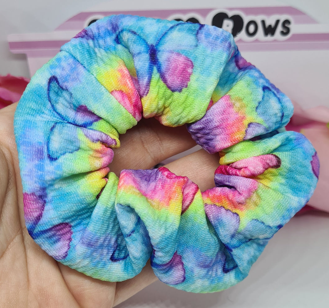 Tie die butterfly scrunchie