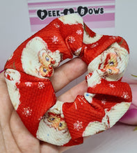 Load image into Gallery viewer, Santa scrunchie
