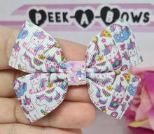 Load image into Gallery viewer, Unicorn party ribbon bow
