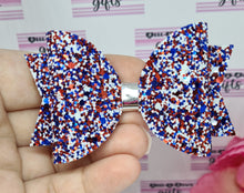 Load image into Gallery viewer, Very british glitter bow
