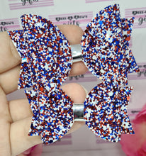 Load image into Gallery viewer, Very british glitter bow
