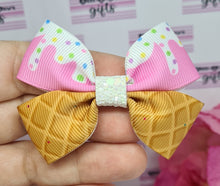 Load image into Gallery viewer, 3&quot; icecream ribbon bows
