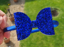 Load image into Gallery viewer, Glitter bow headbands (multi choice)
