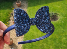 Load image into Gallery viewer, Glitter bow headbands (multi choice)
