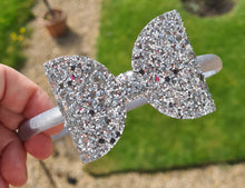 Load image into Gallery viewer, Glitter bow headbands (multi choice)
