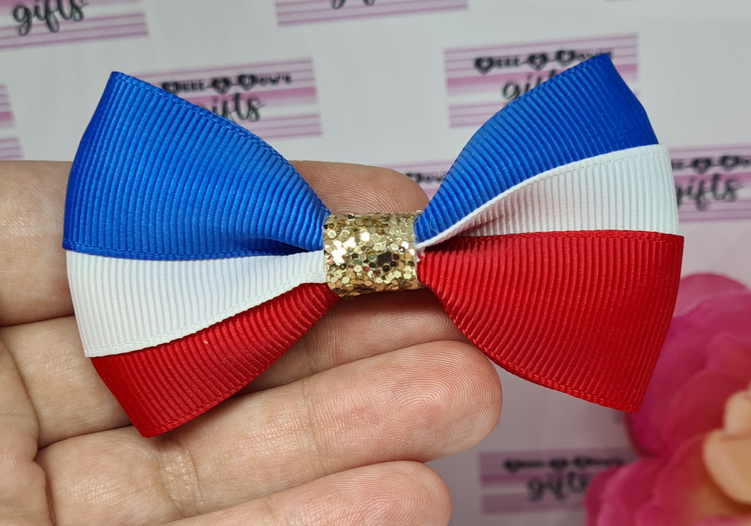 Very British 3layered ribbon bow