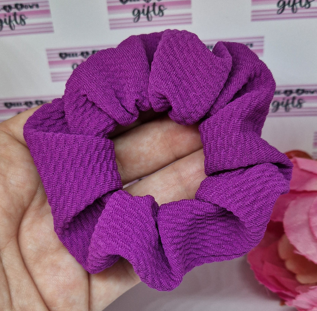 Violet scrunchie