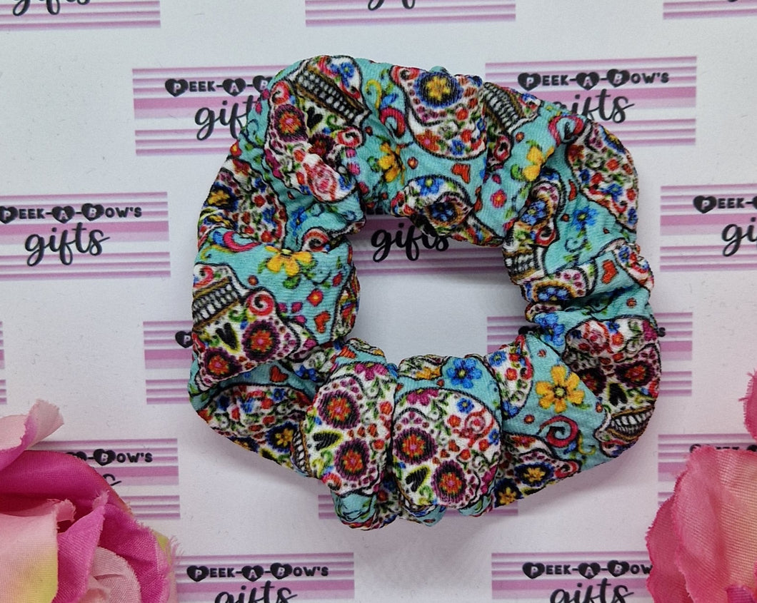 Sugar skulls scrunchies