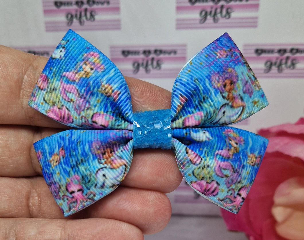 Mermaids ribbon bow