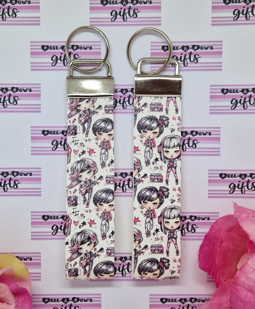 Punk girl wristlet