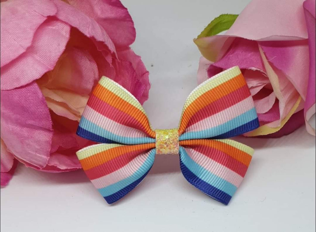 Rainbow stripe ribbon