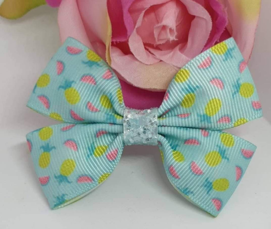 Melons and pineapples ribbon