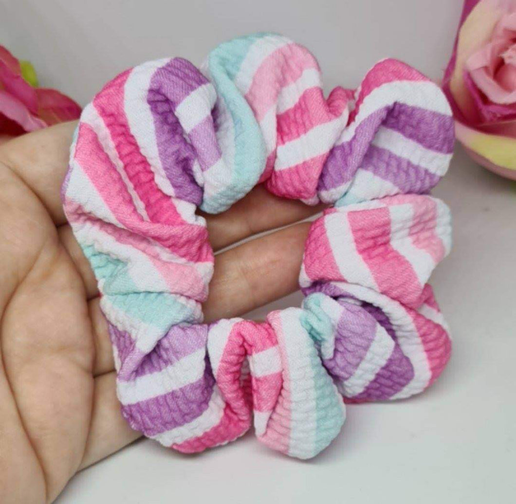 Pastles stripe scrunchie