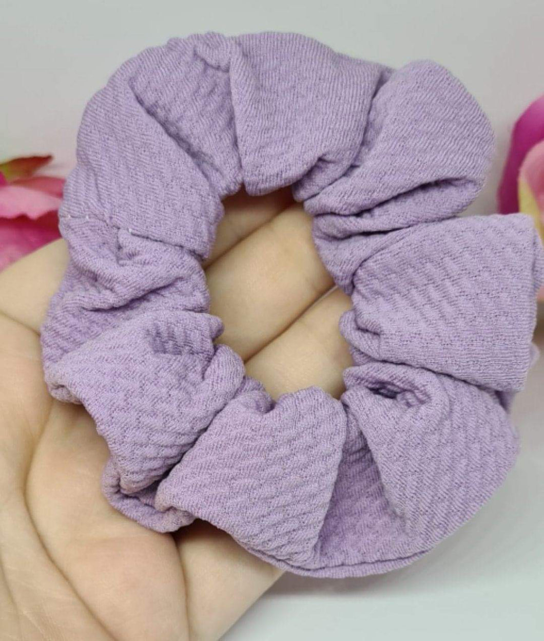 Lilac scrunchie