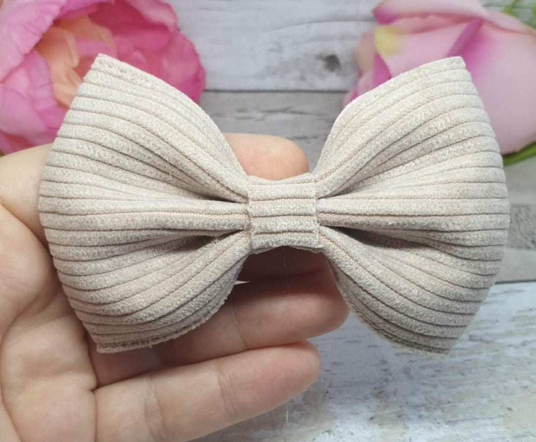 Cord ribbon bows (multi colours)